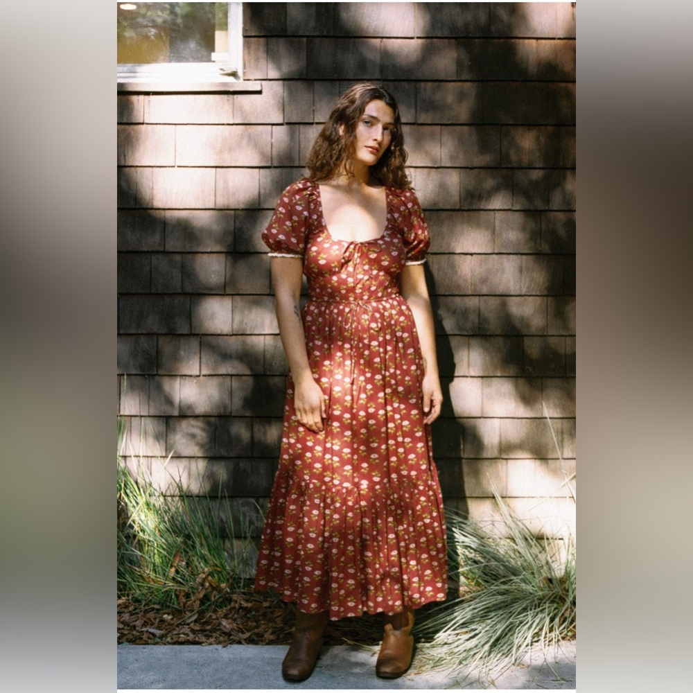 Christy Dawn Brynne Dress | Antique Lotus Red | NWT